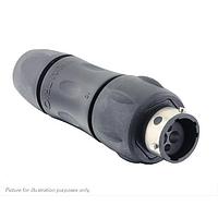 Eaton Souriau-Sunbank UTGX1JC102W2P Receptacles In line receptacle, with cable gland backshell, for 4 male contacts,  IP68/69K