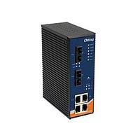 Switch Ethernet Quản lý 6 cổng Lite-managed PoE; 4FE/PSE + 2FX (MM 2km, SC) ORing IPS-2042FX-MM-SC