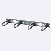 Panduit CMPHHF1 Cable Management D-Ring HORIZ PANEL DRING FRONT ONLY 1RU BLK