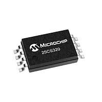 Microchip Technology 25CS320-I/ST EEPROM 32 Kbit SPI SERIAL w/ECC, 8-TSSOP Bulk, 85C Industrial