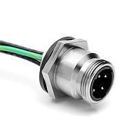 Dây Nguồn AC Dây Nguồn RCPT đực 12AWG ren 0.5 NPT dài 1m Amphenol SINE Systems P31407-M1