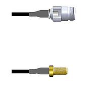 Amphenol Custom Cable Q-2002V0003120i RFケーブルアセンブリ N-SJ/SMA-SJ G174 120I
