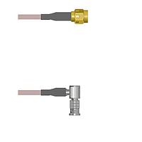 Amphenol Custom Cable Q-3B05G0005120i RF Cable Assemblies SMA-SP/HDBNC-RP G316 120I