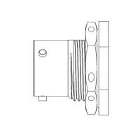 Đầu nối tròn tiêu chuẩn MIL HERM RECP DEUTSCH - TE Connectivity DL64H-16-24PN-829