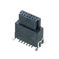 Đầu nối 12 chân 1.27 SMC cái dọc kiểu gắn bề mặt Harwin M55-6021242R