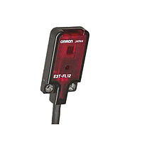 OMRON E3T-FL12 2M Ultracompact, Ultrathin Photoelectric Sensor with Built-in Amplifier (Background suppression, 1-15 mm, NPN, Dark-ON, M2)