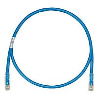 Panduit UTPK6A7BU Cat 6a Keyed Copper Patch Cord, Cat 6A, Blue UT