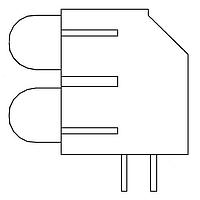 Bộ chỉ thị bo mạch LED Lumex SSF-LXHM250IGIGW