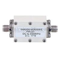 Fairview FMFL021滤波器 SMA Female  (DC - 2 GHz)