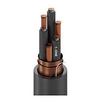 Belden 29529T 0102000 Multi-Conductor Cables Belden 100% Ground Flexible VFD, 3 Conductor 1/0AWG (7x19x21) Tinned Copper XLPE Insulation M4 Color Code + 1/0AWG Symmetrically Segmented Ground (3 of 4AWG) Bare Copper Stranded, Overall Dual Copper Tapes Helically Applied Shield, Black LSZH Outer J