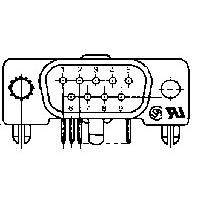 AMP Connectors - TE Connectivity 745001-3 Plug HDJ-20 9P PLUG