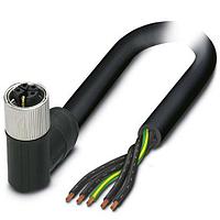PHOENIX CONTACT 1414808 Sensor Cables / Actuator Cables 5POS Power Cable Black-Gray 5m