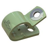 Essentra Components NM-3-R3 Clamp, P-Type MS25281-R3, Loop Clamp ,Green,3/16 in Hold