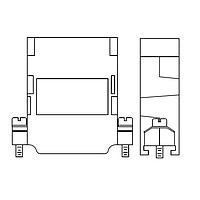 Vỏ sau D-Sub NorComp 983-037-010R012