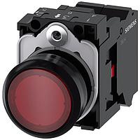 SIEMENS A6X30142213 표준 스위치 조명 푸시버튼. 빨간색