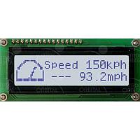 Matrix Orbital LK162-12-GW-V-E LCDキャラクターディスプレイモジュール 16x2キー、BlTxt、CB BGワイドボルト、拡張温度