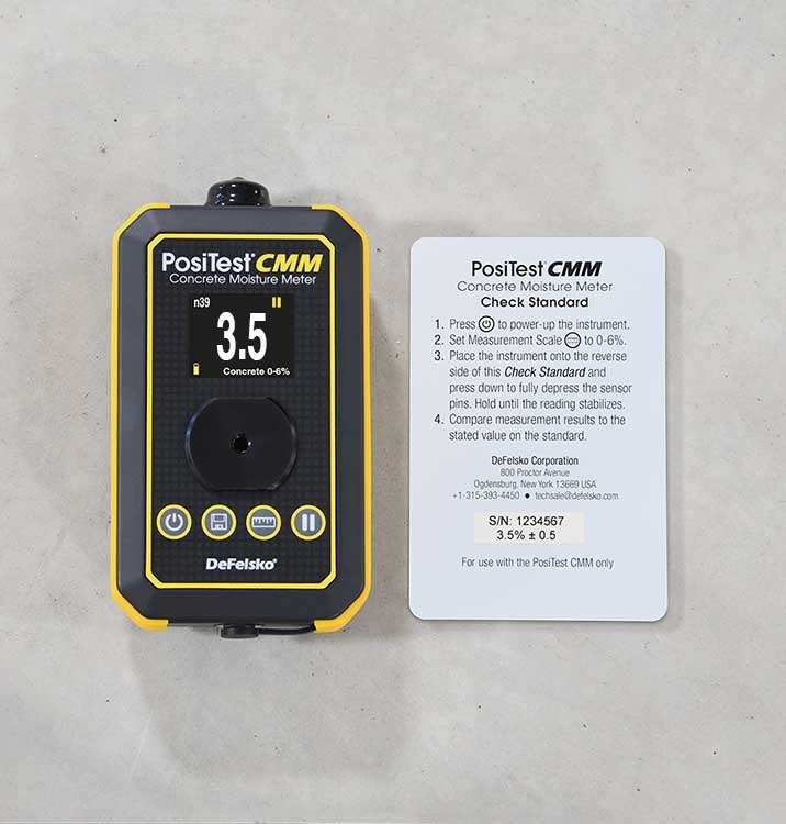 PosiTest CMM và Check Standard để kiểm tra hoạt động thiết bị