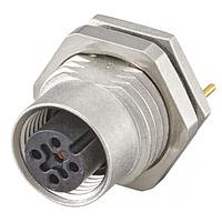 Đầu nối tròn tiêu chuẩn mét M12 thẳng PCB Rosenberger MI5K101-400-A0-05