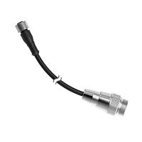 Banner Engineering BC-M12F4-MAM4-22-0.2M Sensor Cables / Actuator Cables Cordset: Double Ended A-Code M12 to 7/8 in; 4-pin Straight Female; 4-pin Straight Male Connectors; 0.20 m (0.7 ft) Black PVC Jacket; Nickel-Plated Brass Coupling Nuts