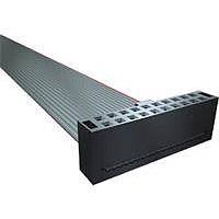 Bộ lắp ráp cáp đầu nối và đầu cuối Samtec IDC, bước chân 0.100" Samtec HCSD-10-S-24.00-01-P05