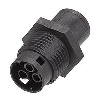 Vỏ Đế Ổ Cắm 3 Chân Dòng M Lắp Bảng Chưa Niêm Phong AMP Connectors - TE Connectivity 1-293606-1