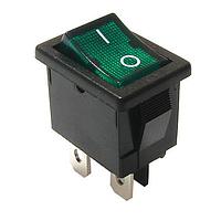 E-Switch R1973BBLKBLKDF0 パワーロッカースイッチ 9A 125VAC DPST ファストン