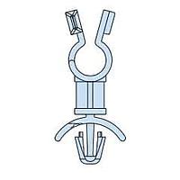 Heyco 14189F Standoff Cable Clip PMLC 43-63 V-0 NATURAL