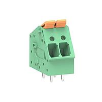 Molex 224929-0002 Fixed Terminal Blocks 5.00mm Pitch Lever Activated Fixed Mount PCB Term Block 35 Entry 2 Ckt