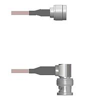 Amphenol Custom Cable Q-2J00F000H007i RF Cable Assemblies N-SP/BNC-RP G142 7I