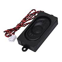 Same Sky (formerly CUI Devices) CES-39209-28PM Enclosed Speaker, 39 x 20mm rectangle, 9.3mm deep, cloth, Nd-Fe-B, w/case, 2W, 8?, 1200Hz, Panel mount