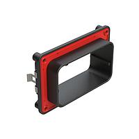 Phụ kiện Mặt bích Giao diện cho 102, 128 Vị trí Ổ cắm, Khóa B, Màu đen Amphenol SINE Systems ARBF-1B