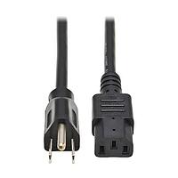Tripp Lite P006-002-13A AC電源コード 16AWG SJT 13A 125V 5-15P TO C13 1'