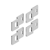 Banner Engineering SMBTLF100F Sensor Hardware Bracket: For Use with TLF100P; Front Mount; Set of Four Brackets; 14 Gauge cold rolled steel (Hardware Included)