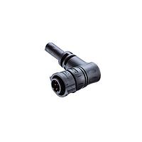 Amphenol LTW CD-08AFMM-QR8D04 Sensor Cables / Actuator Cables X-Lok, Middle Size, Plastic, 5A, 08 pins, Female Connector, Male Contact, Right Angle, Push Lock, Overmolded, Length 4000mm, IP68