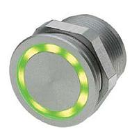 Công tắc áp điện 22mm VÒNG THÉP KHÔNG GỈ ĐỎ/XANH LÁ/XANH DƯƠNG Schurter 1241.3669