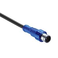 Amphenol LTW MC-050500-MM0-CPA10 Sensor Cables / Actuator Cables NMEA 2000, Micro, Metal, 4A, 05 pins, Male Connector, Male Contact, Straight-to-Straight, Push Pull, Overmolded Double Ended, Length 10000mm, IP68