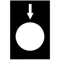 Phần cứng công tắc MŨI TÊN TRẮNG SCHNEIDER ZB2BY2954