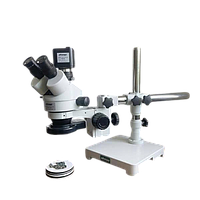 Akeiyo ZST-E745-BS Stereo Microscopes (7X ~ 45X, including (ZST-E745 + camera + L64B (LED light) + MD-V3000))