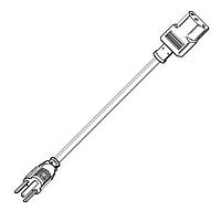 Volex 17250 10 B1 AC電源コード 18AWG 10A SVT 7フィート6インチ (2.3m) ブラック