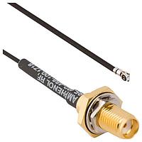 Amphenol RF 095-902-488-100 RF Cable Assemblies SMA Str Blkhd Jk to AMC4 Plug 1.13mm Cbl