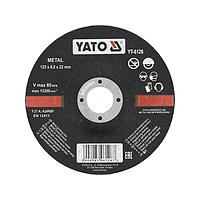 Đĩa mài kim loại YATO YT-6126 (125x8x22mm)