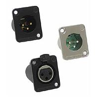 Đầu nối 6 chân F XLR mạ niken/bạc có nắp chụp DE Switchcraft DE6F