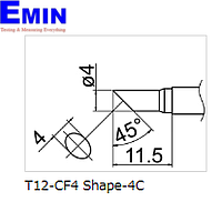 Típ hàn HAKKO T12-CF4