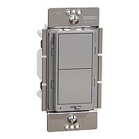 Square D SQR22601GY Dimmer RCKR DUAL-LD DIMMER 600W RESI SNGL POL GY