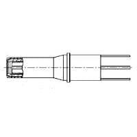 Đầu nối giá đỡ và bảng mạch PIN TRIAX P.C., SZ8 AMP Connectors - TE Connectivity 447436-1