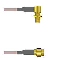 Amphenol Custom Cable Q-2Q03C000R008i RF Cable Assemblies SMA-RJB/SMA-SP G316D 8I