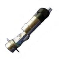 Ổ cắm RJ45 tròn dạng inline mặt bích vuông mạ niken Amphenol Socapex RJF2PE1N