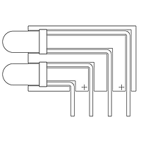 VCC 5684F3;3;3;3 LED Circuit Board Indicators T1 LED CBI QUAD ARRAY