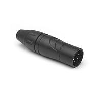 Đầu Nối Cáp MTL SH 4 ML Đen Hoàn Thiện Mạ Vàng Amphenol Audio AX4MB-AU BULK