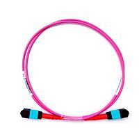 Dây cáp quang lắp ráp MTP/MPO cáp chính OM4 24 sợi MTP đến MTP loại phân cực A, màu tím, dài 1m Techway EXTENDER MTP24-F 1M POLARITY A